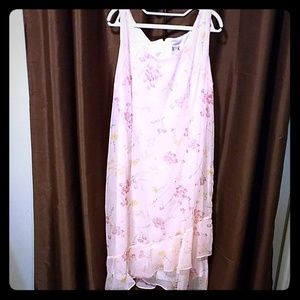 •{ 2/$12}•  Spring Pink dress and Cardigan